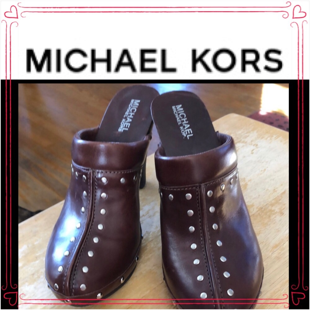 Michael Kors Brown Clog-8